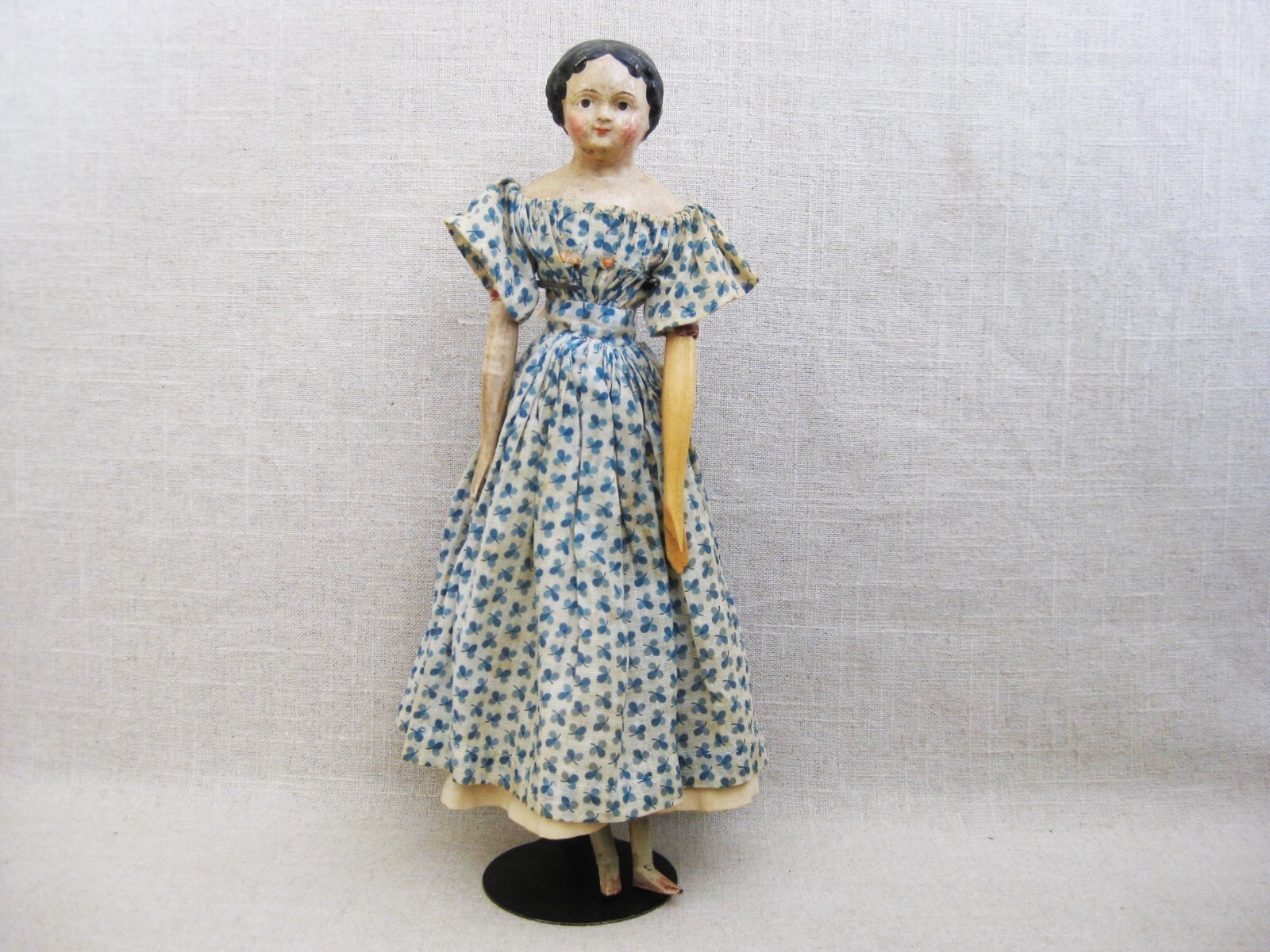 Vintage Paper Mache Doll Milliners Fashion Doll German 19th Century Collectible