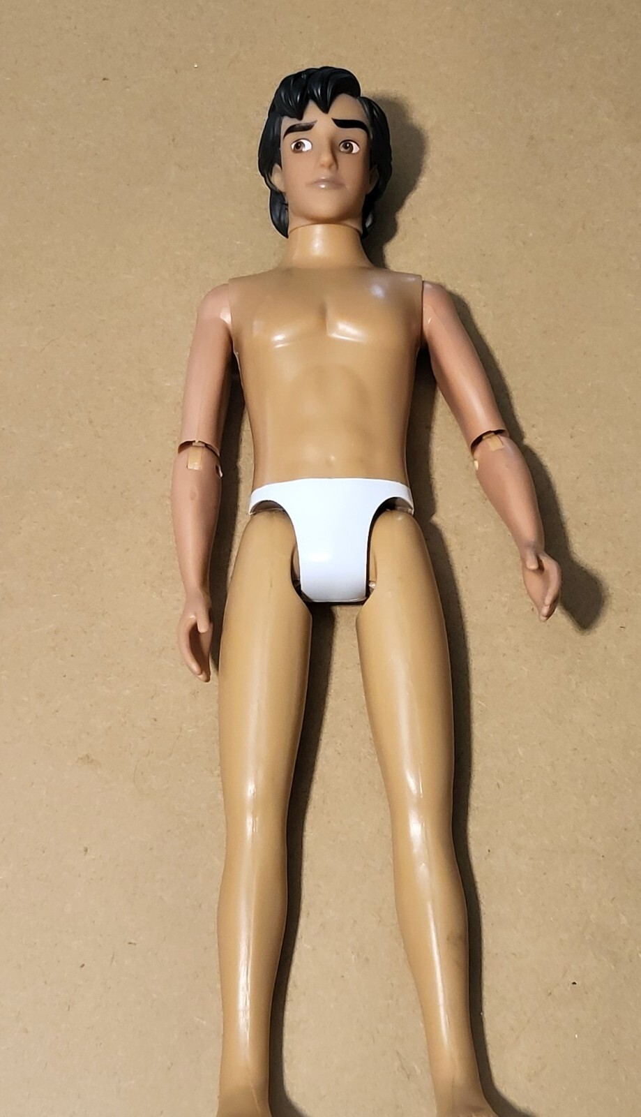 Disney Aladdin Prince Ali Male Doll 12” Toy Mattel Nude 3 ooak C203B