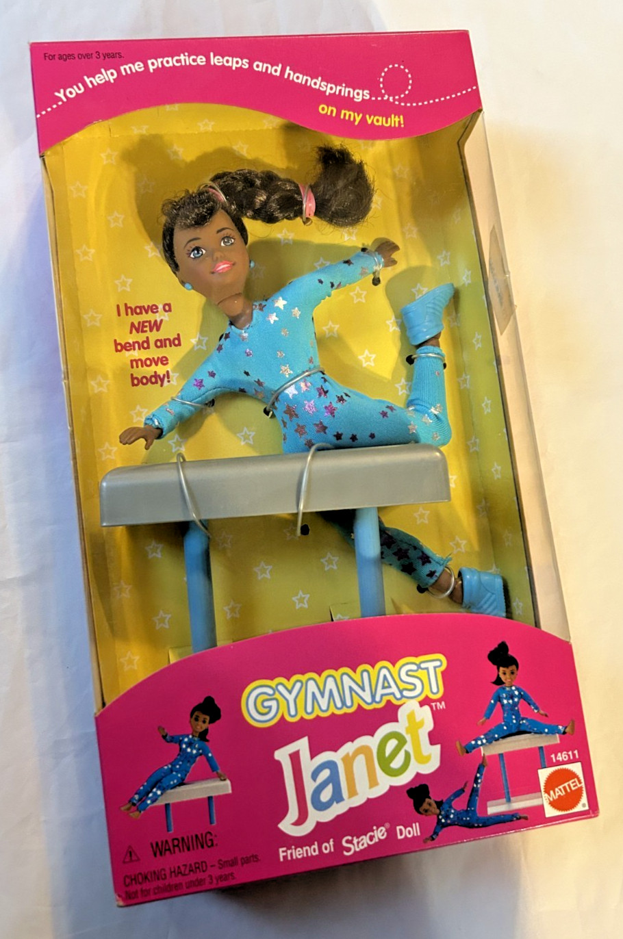 Vintage Barbie Gymnast Janet Stacie Doll Friend 14611 NRFB RARE! Collector Gift