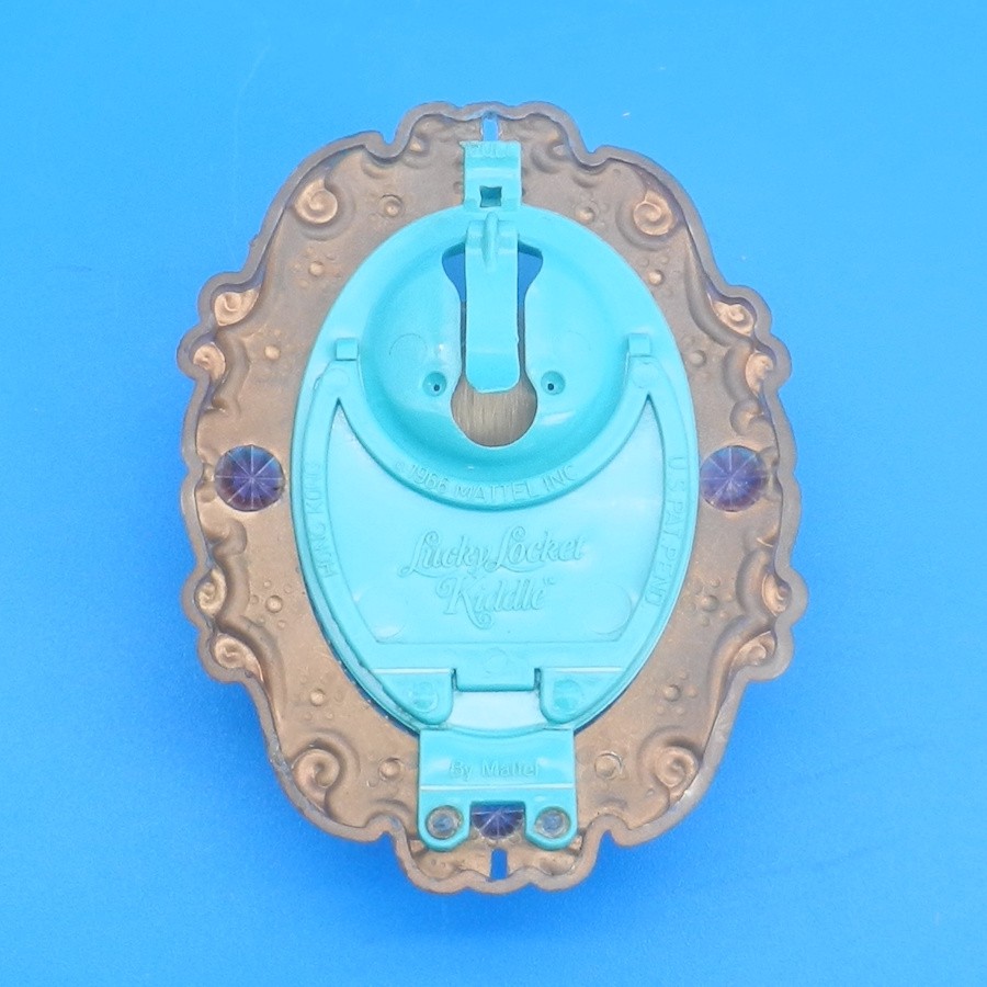 Vintage Liddle Kiddles LILAC LUCKY LOCKET Doll in Necklace Jewelry Mattel 1960s