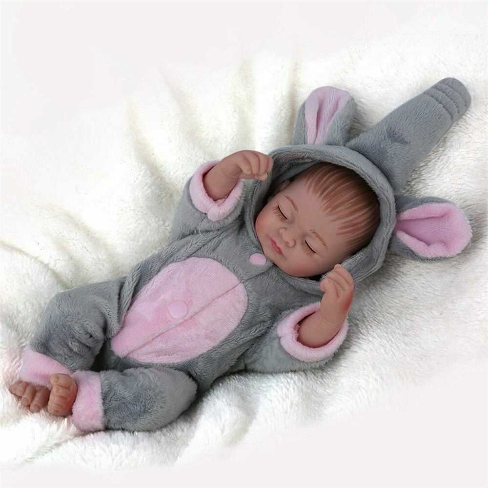 Reborn Baby Dolls Full Body Soft Silicone Vinyl Realistic Newborn Girl Doll Gift