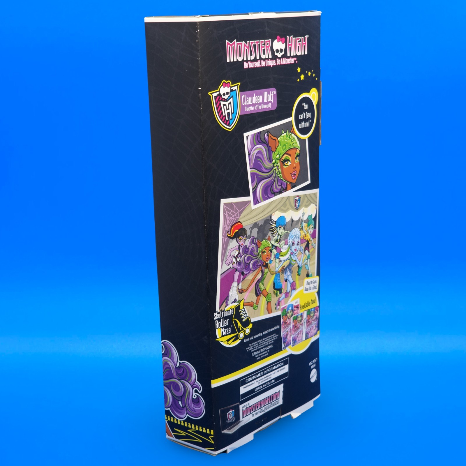 Mattel Monster High Skultimate Roller Maze Clawdeen Wolf Doll 2012 NRFB