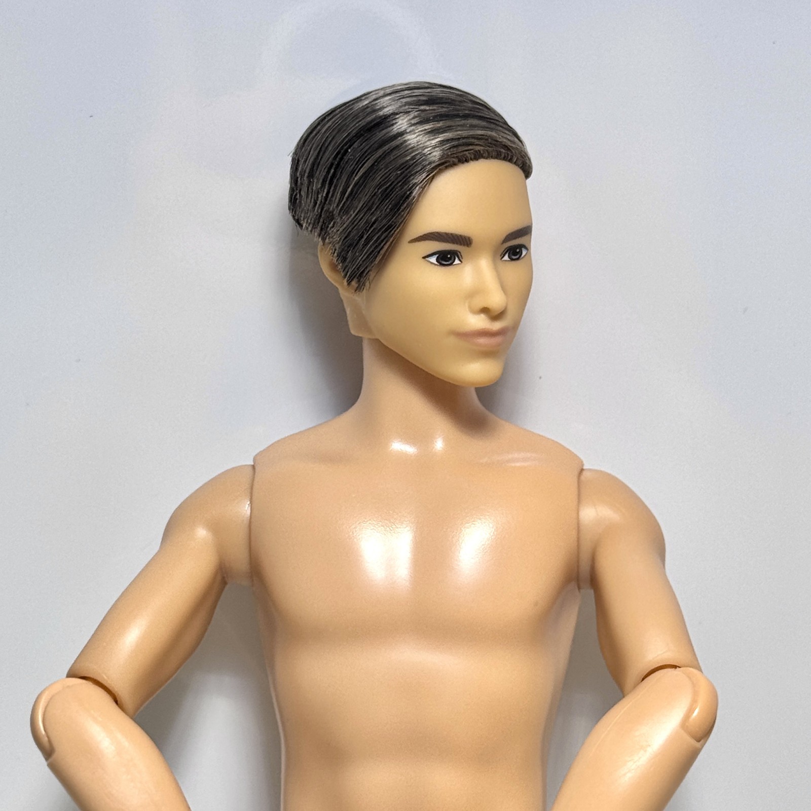 New Barbie Ken Fashionistas #193 – Articulated Body Swap Hybrid – NUDE for OOAK
