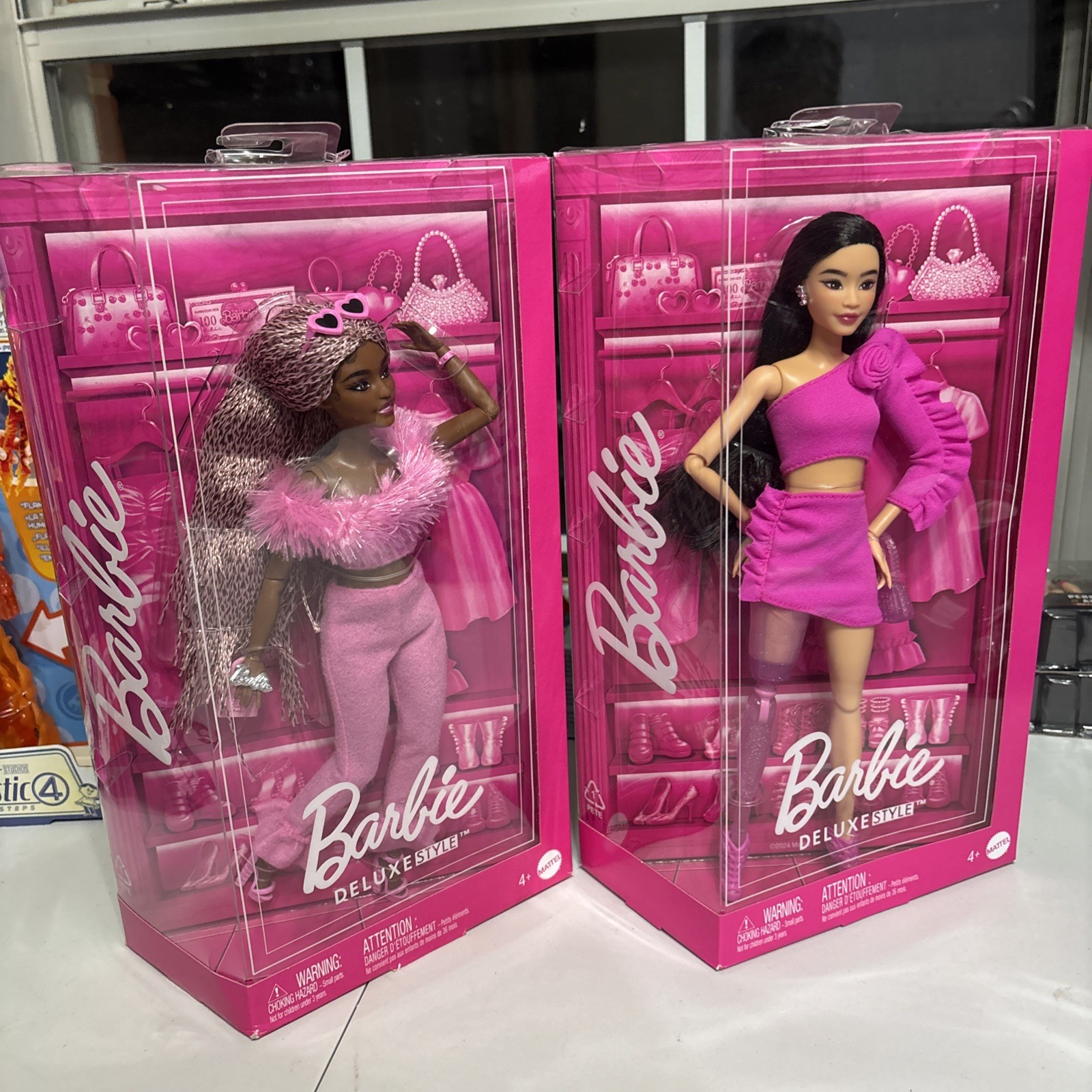 Barbie Deluxe Style Doll Lot #2 & #4 Rare Mattel Fashion Dolls NRFB