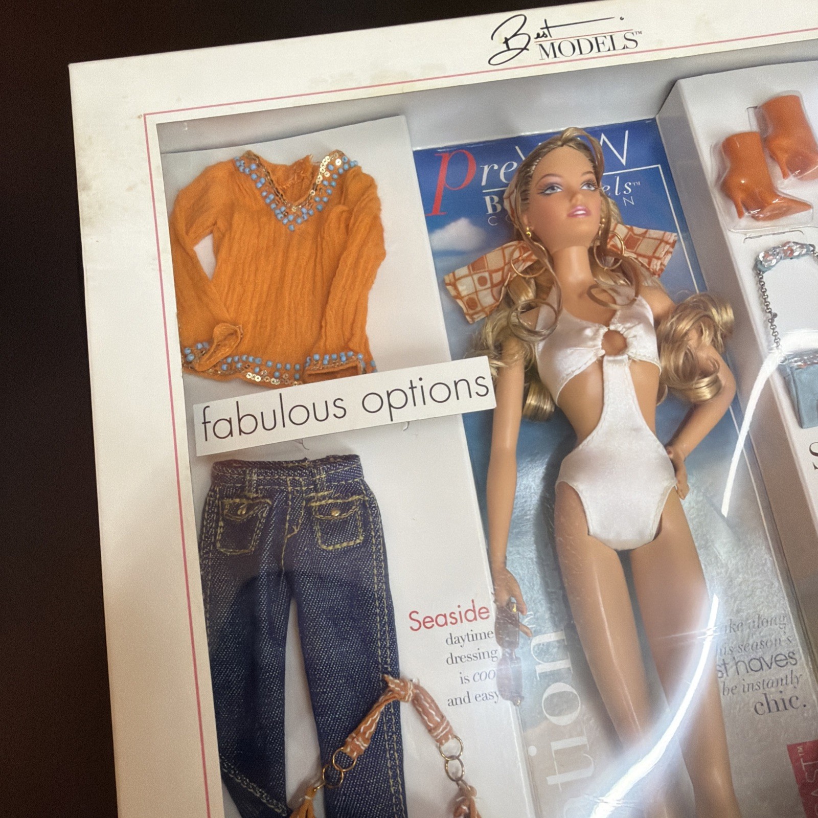 Best Models On Location: South Beach Pink Label Barbie Doll 2005 Mattel #J0943