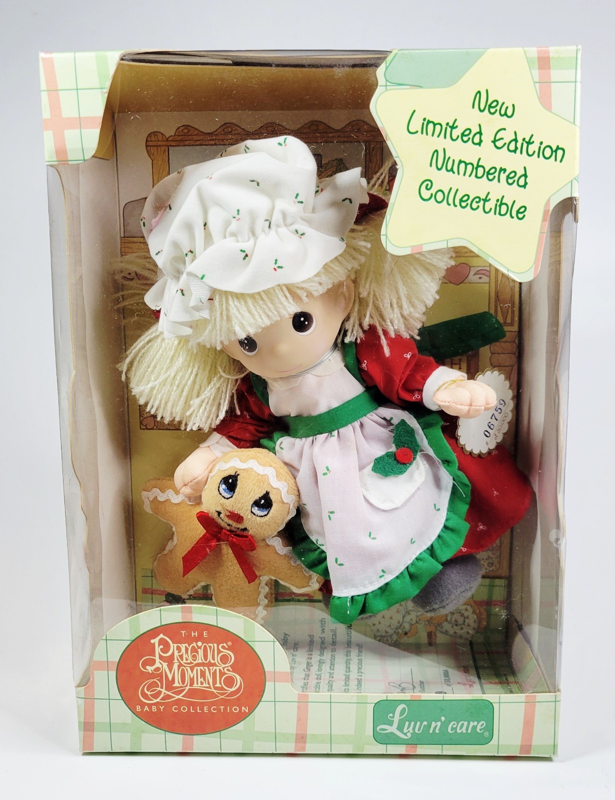 2000 Vintage Precious Moments Christmas/Ginger Bread Doll NIB – Limited Edition