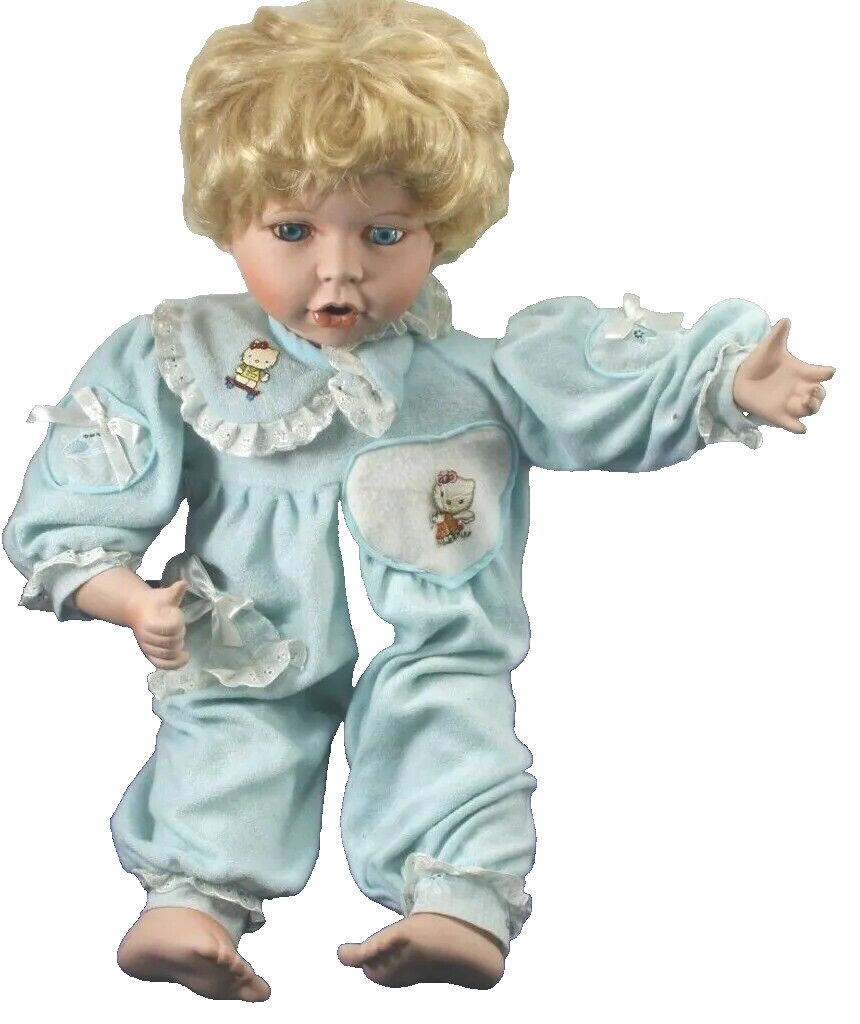 Goldenvale Collection Vintage 1-2000 Limited Porcelain Doll Blonde Short Curls