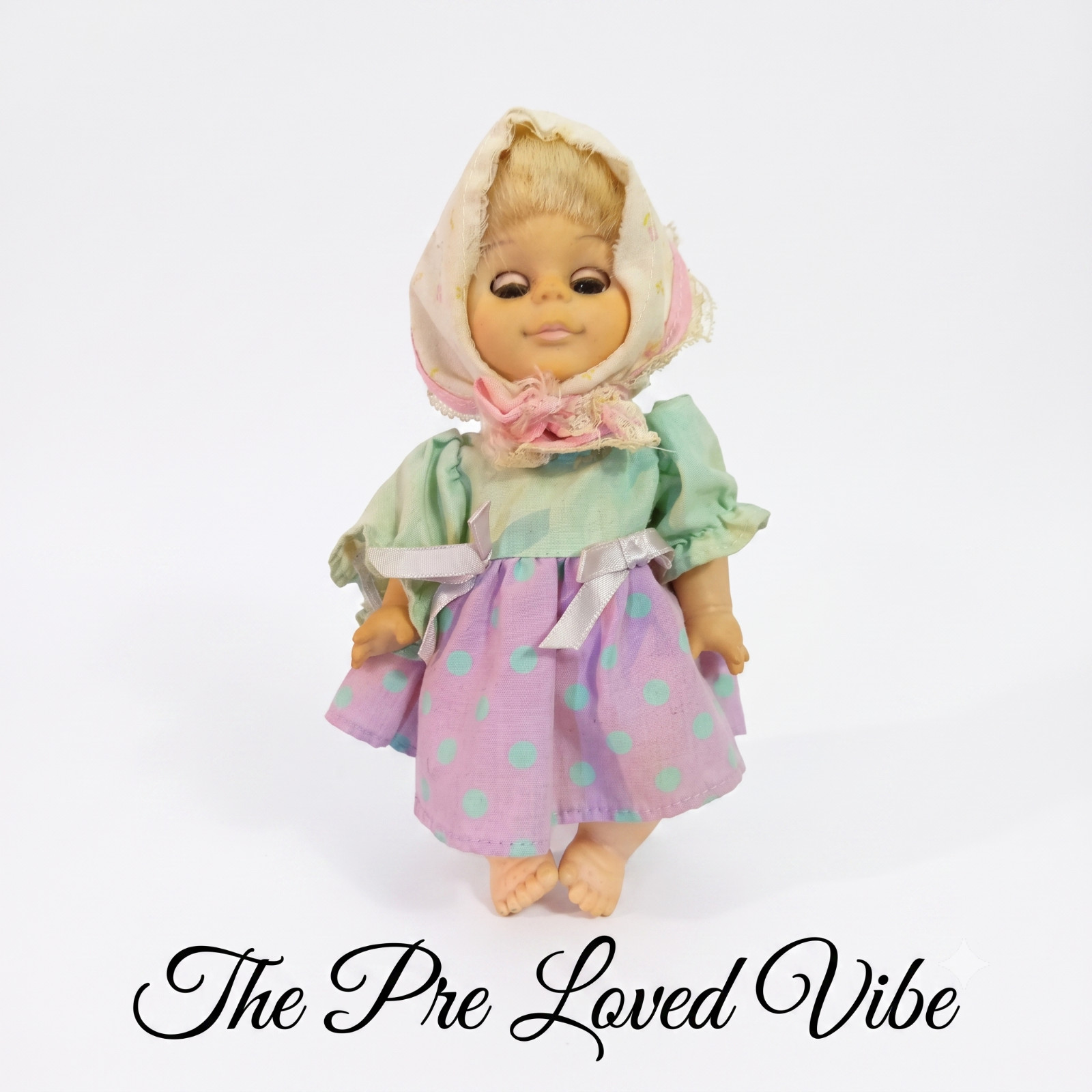 Eugene Doll Company Sleepy Time Vintage Baby Doll 1970s Grannycore