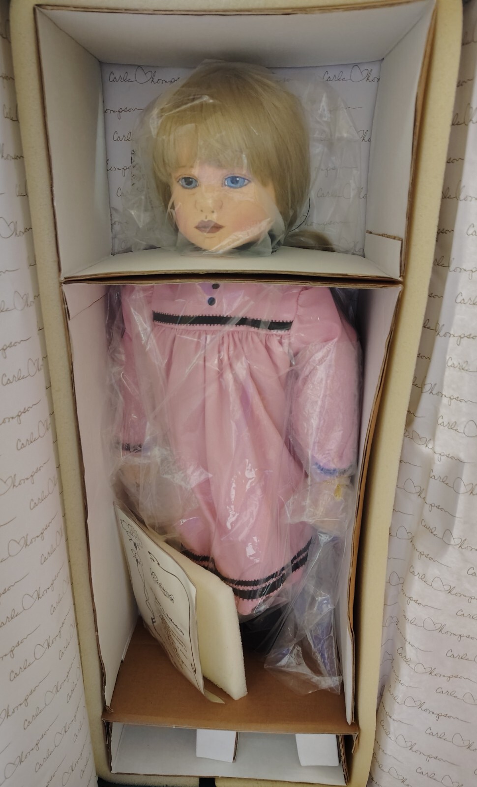 Doll Vintage “Sara Rose” Felt by Carla Thompson” Limited Edition #230 of 500