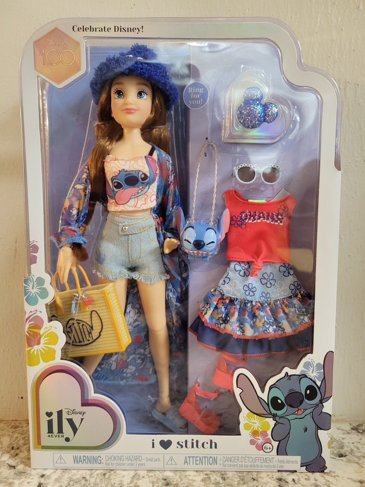 Jakks Disney ILY 4 Ever Stitch Inspired Doll I ❤️ Stitch 11.5 Inches BRAND NEW