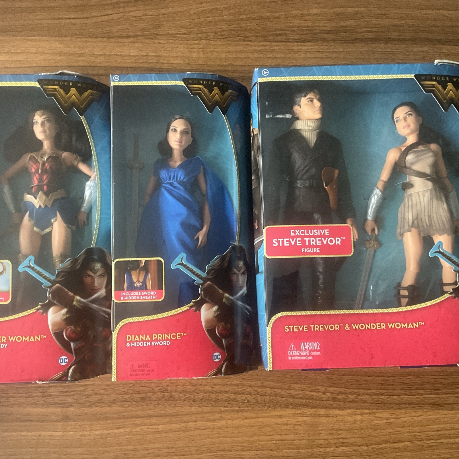 MATTEL DC Comics / WONDER WOMAN DOLLS / Lot Of 3 / BRAND NEW IN BOX