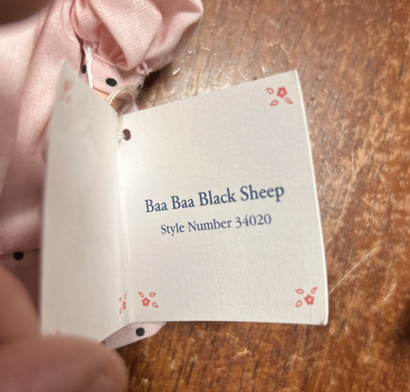 Madame Alexander 8” Baa Baa Black Sheep Doll Style Number 34020 2002