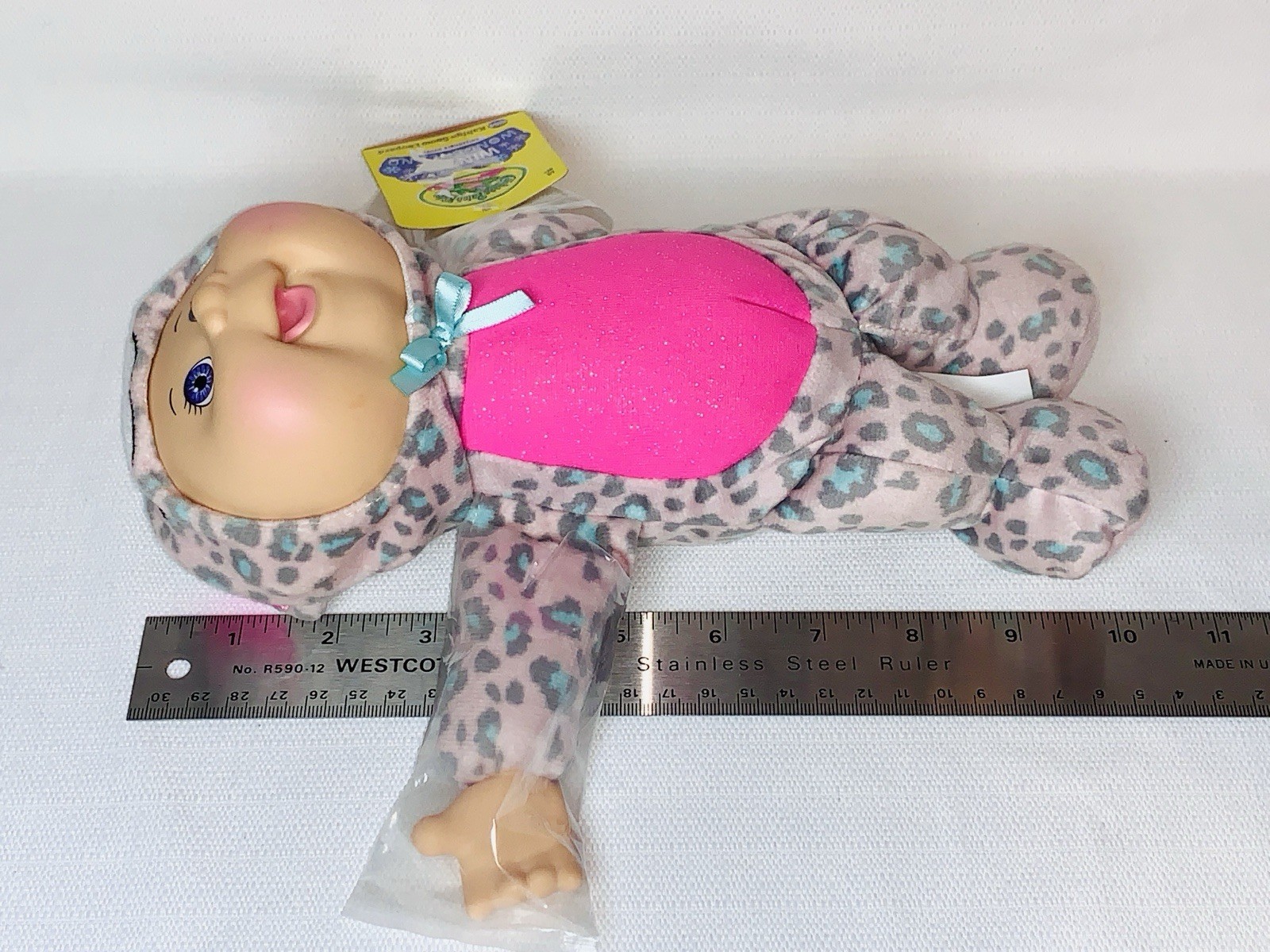 Cabbage Patch Kids 40th Birthday Winter Wonderland #254 Kaitlyn Snow Leopard NWT