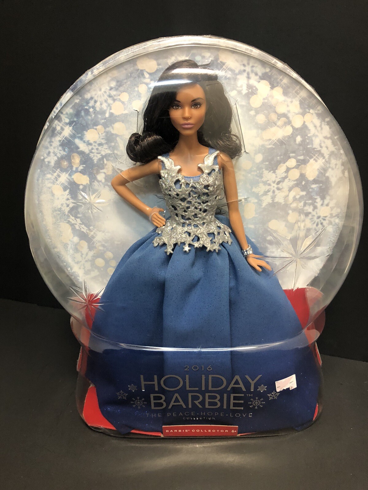 2016 Holiday Barbie Doll Christmas African American Model Muse Claudette Mold