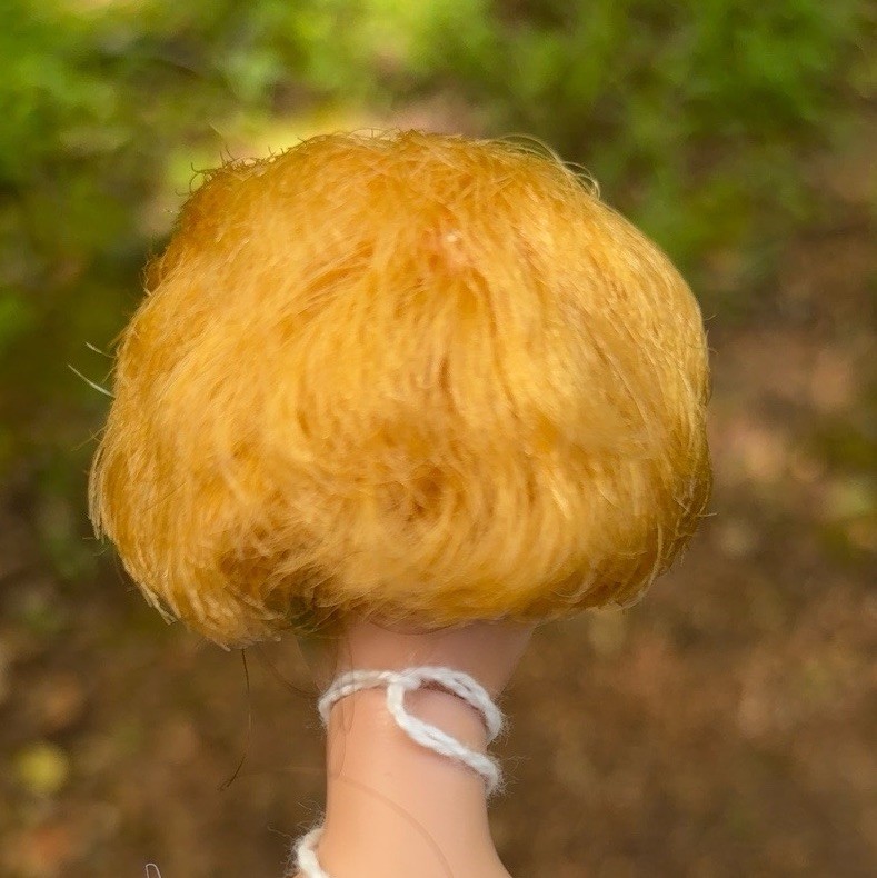 HTF ORIGINAL White Ginger Bubble Cut Barbie With Beehive Bubble! Unique!!