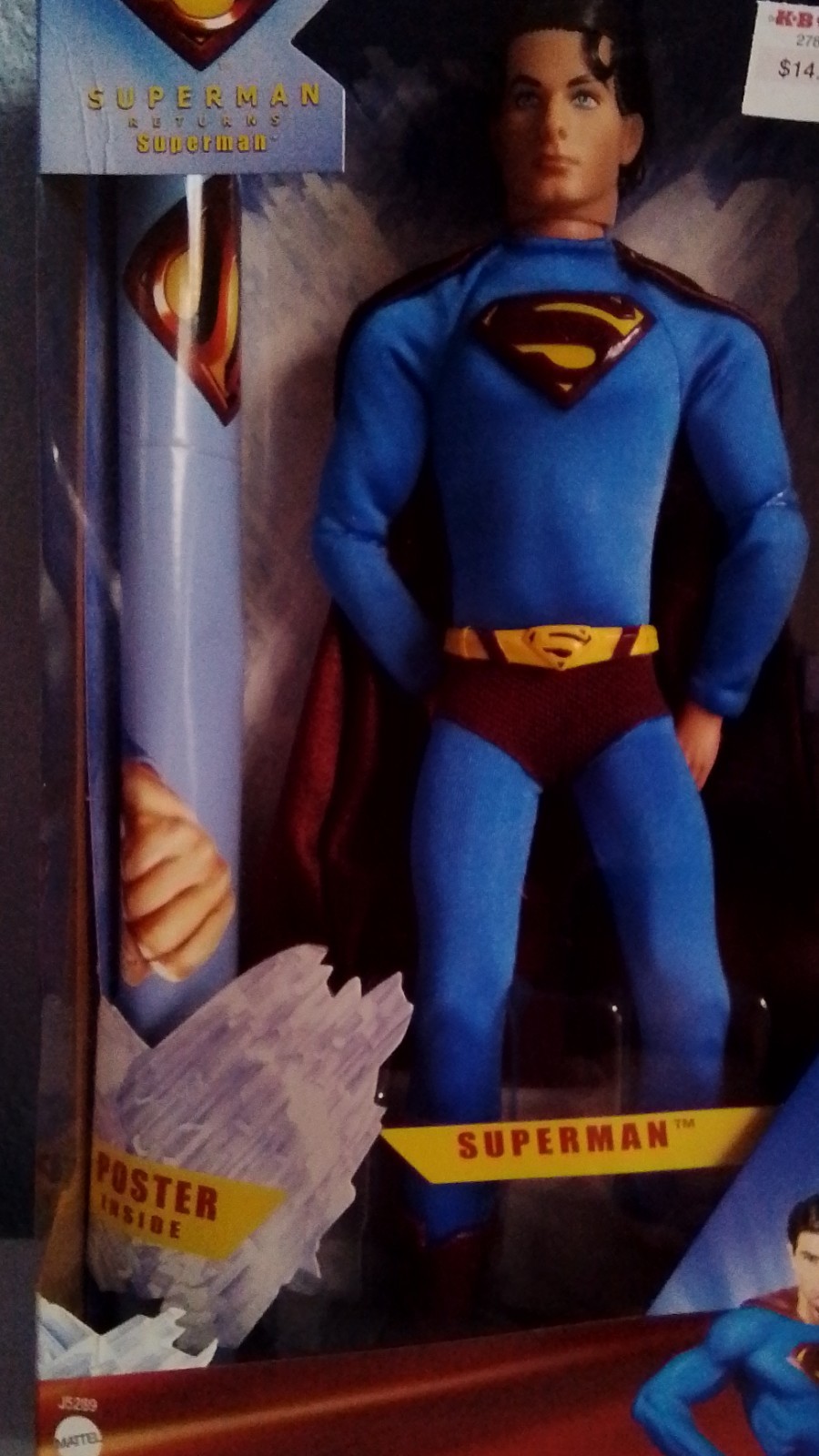 Mattel Superman Collector Edition Fashion Doll J5289 2000s Boxed w/ Poster