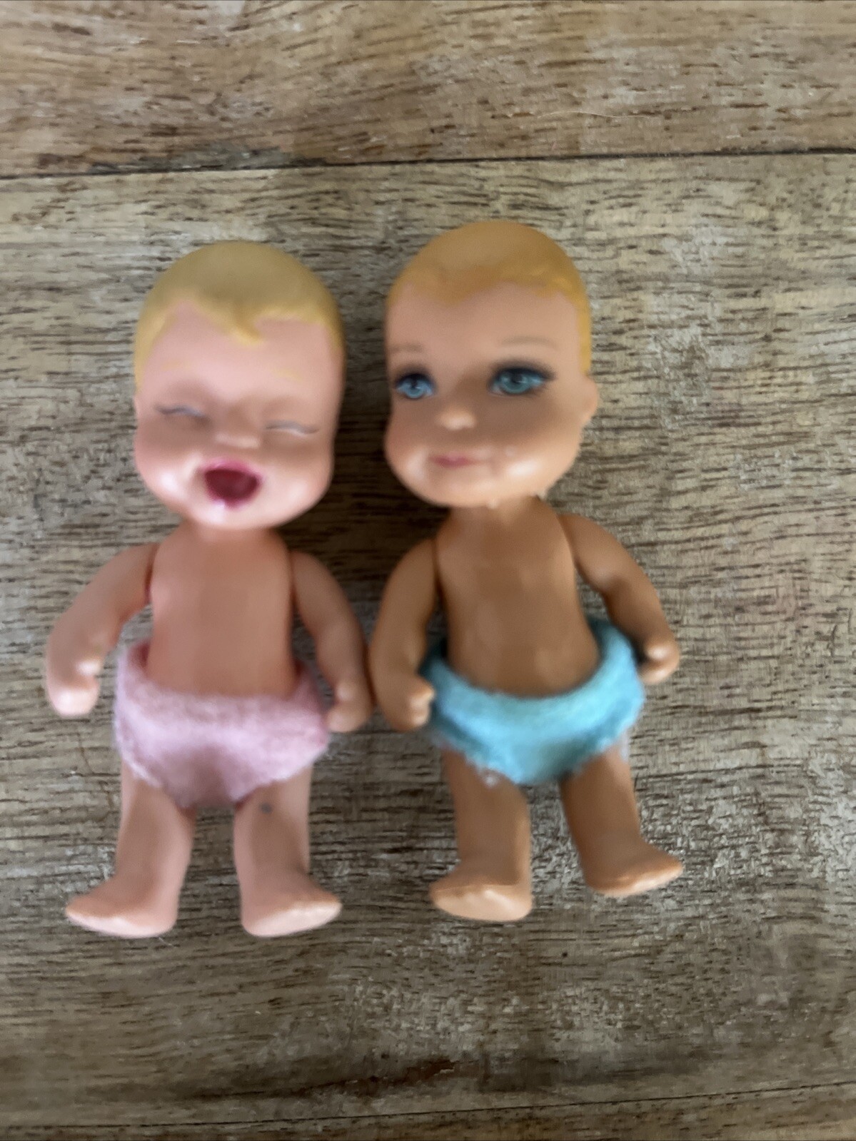 Mattel 2006 Barbie Happy Family Krissy Boy And Girl Doll Lot 2 Babies Figures