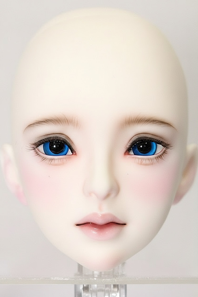UNIVERSAL DOLL T203 BJD Head with Makeup 2 Pairs Eyes Box Certificate JPN