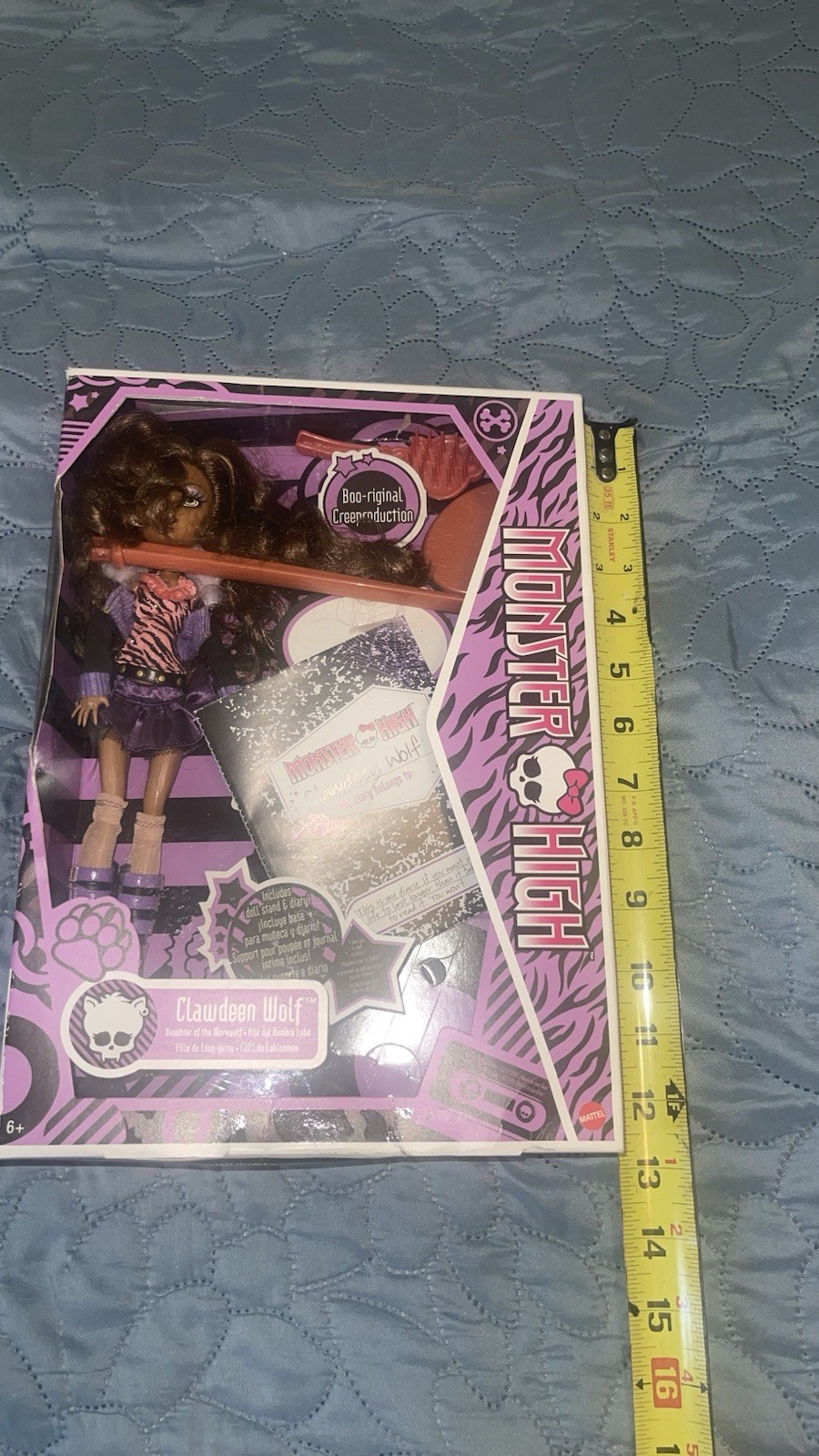 CLAWDEEN WOLF BOO-RIGINAL CREEPRODUCTION MONSTER HIGH DOLL DAMAGED ? BOX