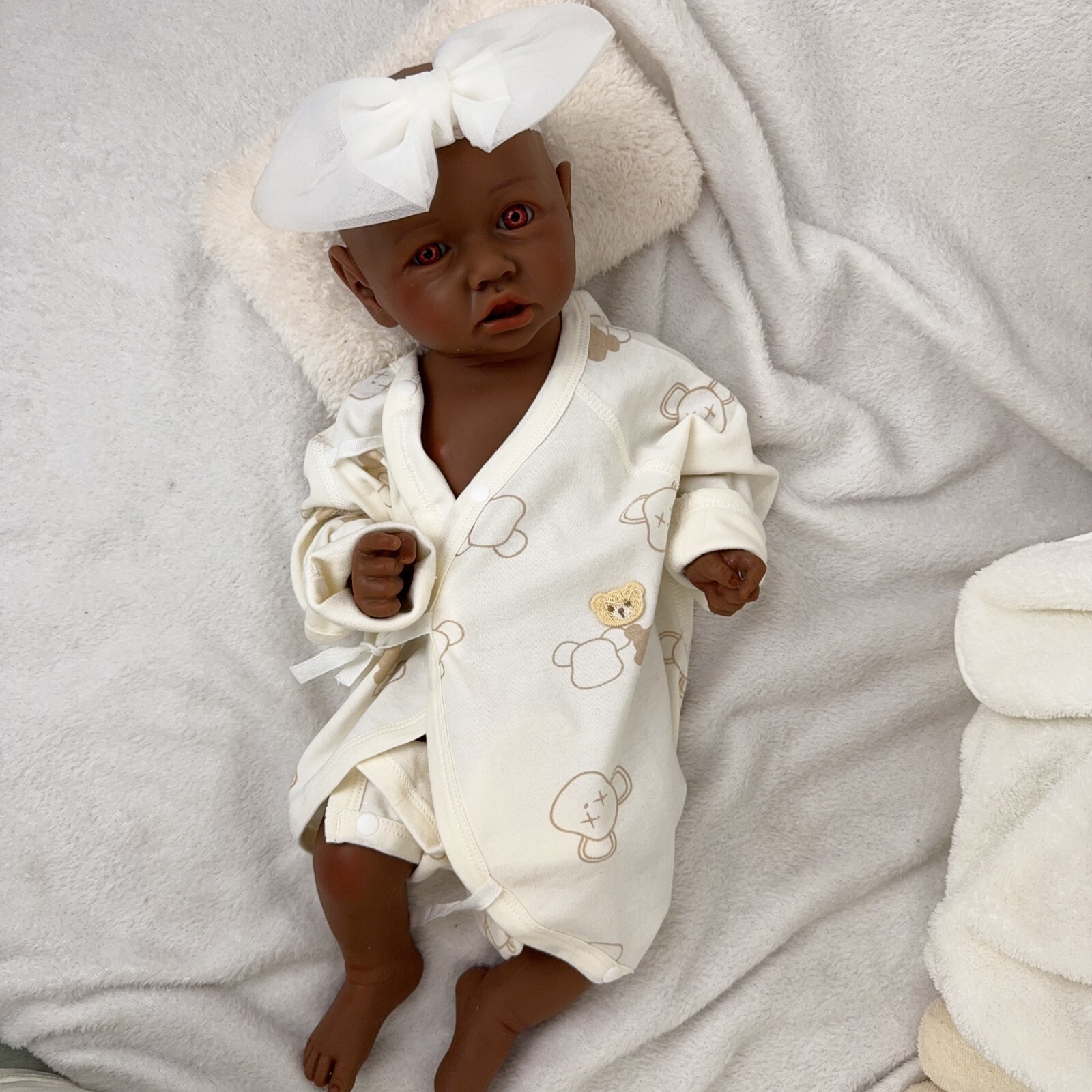 19.88” solid silicone doll silicone reborn doll silicone girl doll toys gifts