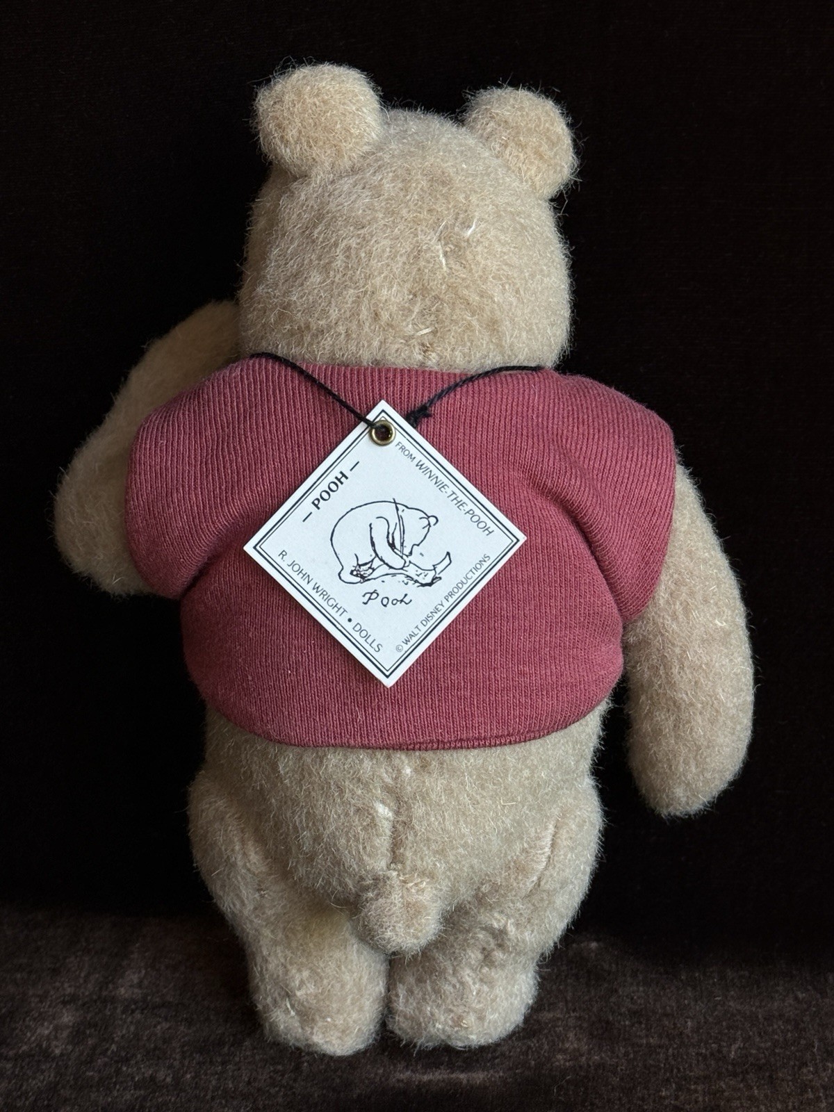 John Wright 8” Winnie the Pooh Cloth Felt Doll LE 2500