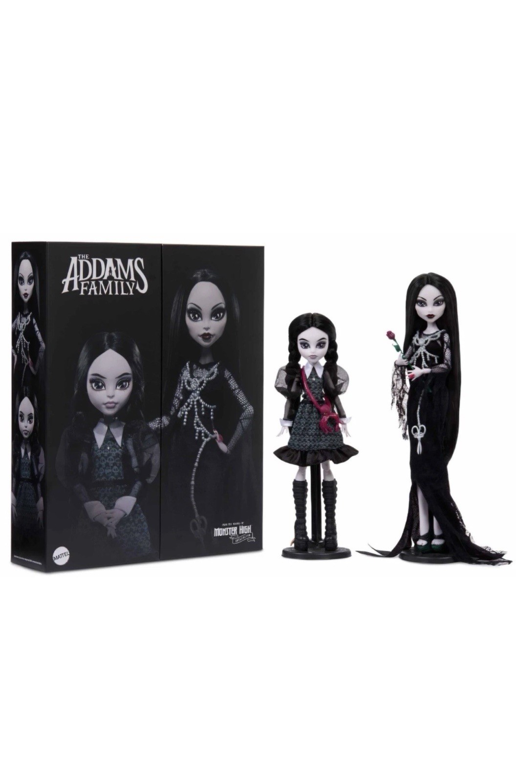 MATTEL Monster High Skullector Addams Family Morticia and Wednesday Two Pack
