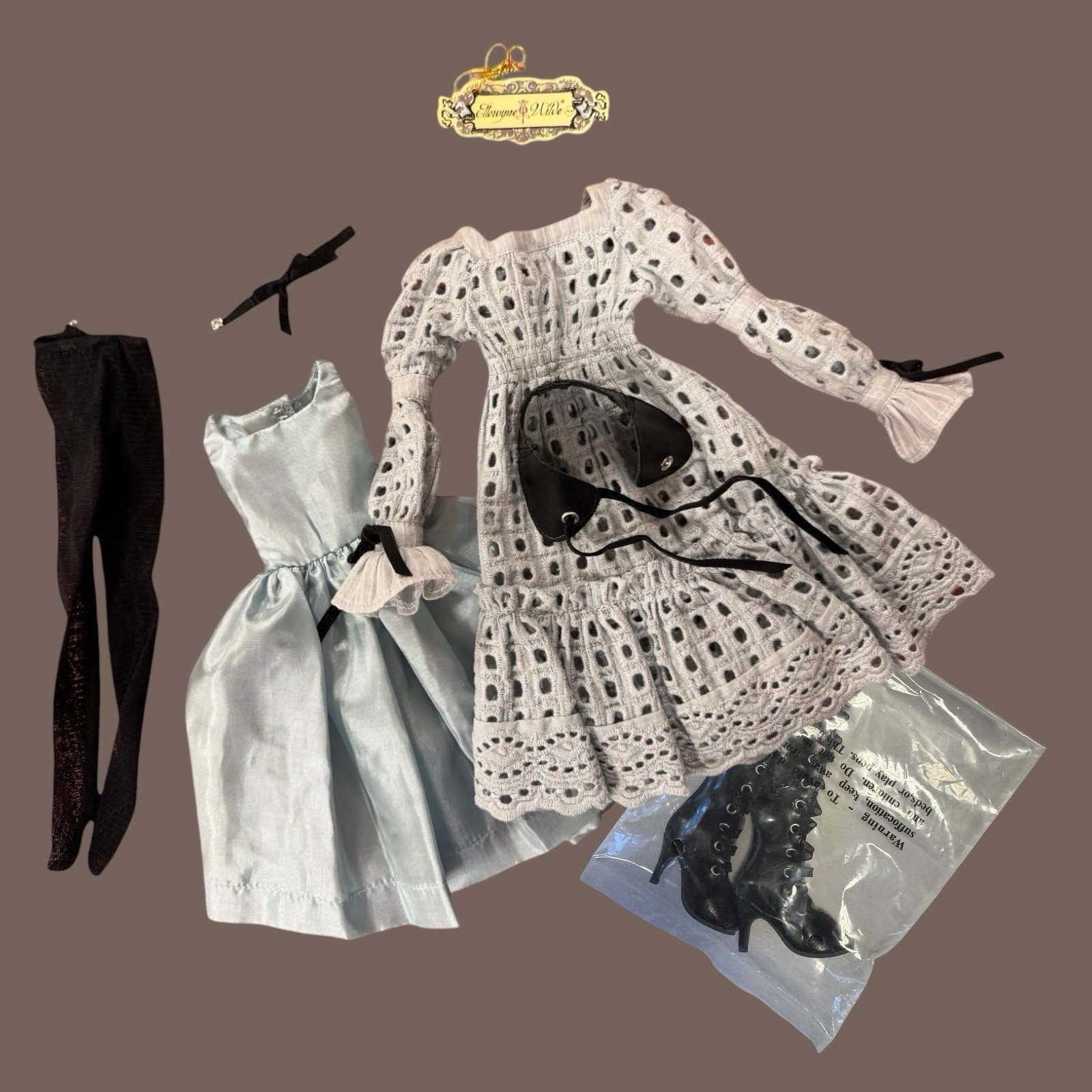 TONNER ELLOWYNE WILDE DOLL HTF AINT MISBEHAVIN FASHION OUTFIT ~ COMPLETE
