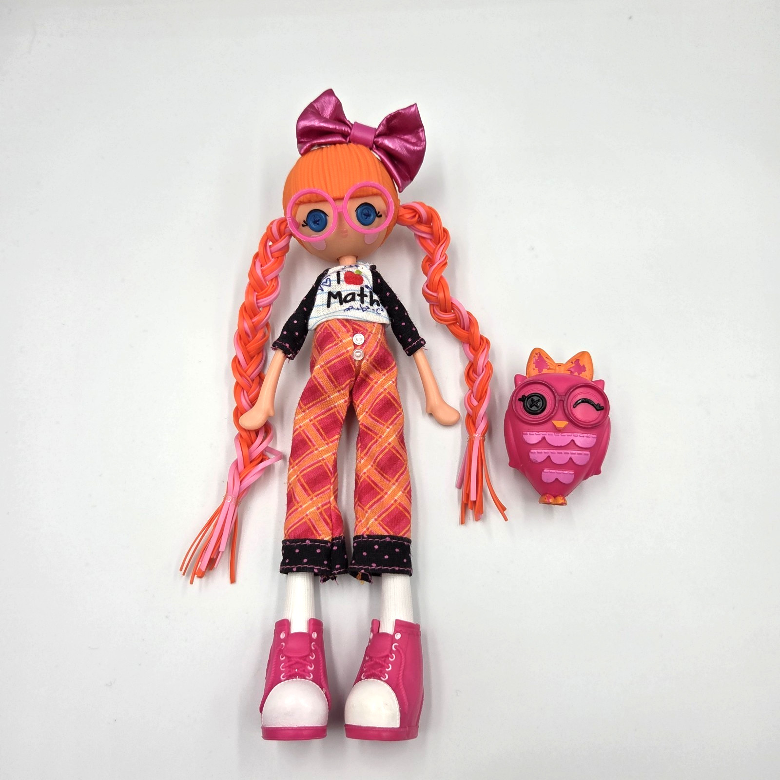 Lalaloopsy Girls Bea Spells A Lot 9″ Braided Hair Doll & Owl Pet READ