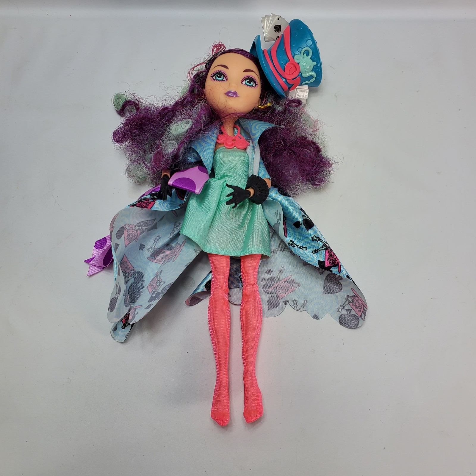 Ever After High Way Too Wonderland Madeline Hatter Doll Maddie 17″ 2014 HTF