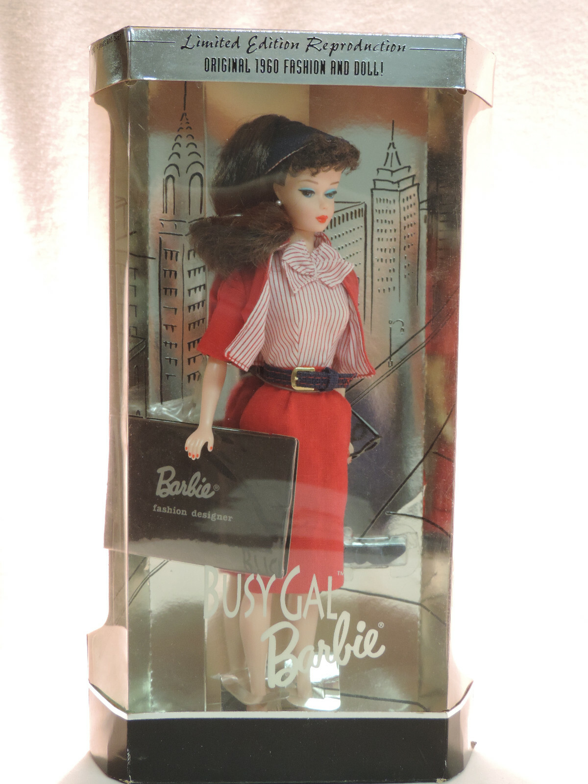 Barbie Busy Gal Reproduction of 1960 Fashion Doll – Mattel #13675 