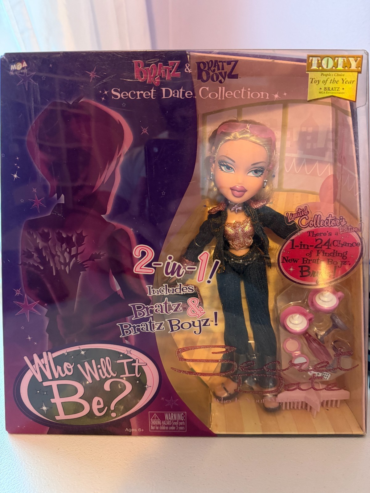 Bratz Secret Date Cloe 2-in-1 Mystery Boyz 2004 NRFB NIB Rare Vintage