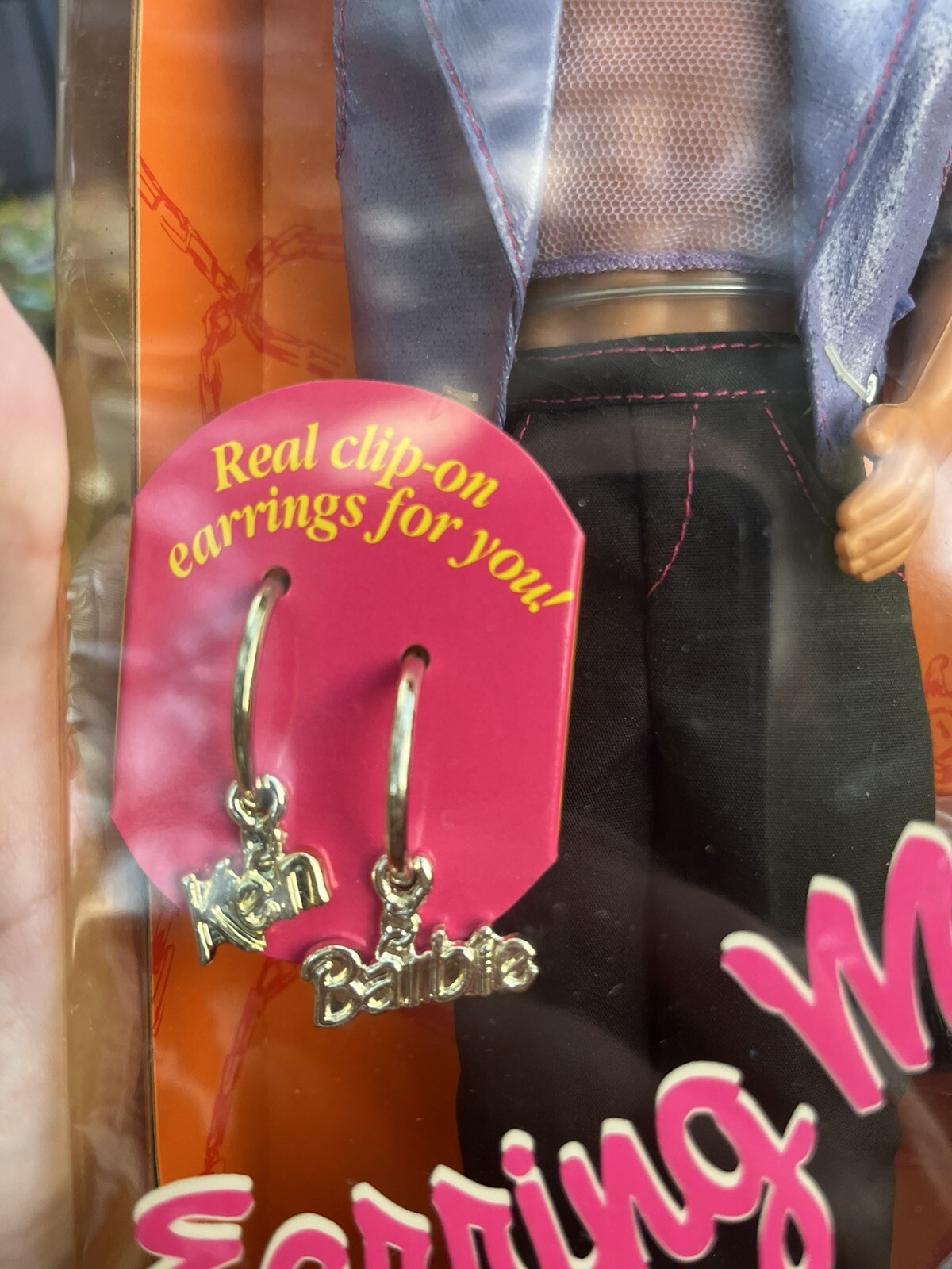 1992 Earring Magic Ken Doll #2290 in Barbie Movie Recalled Gay NRFB Mint in Box