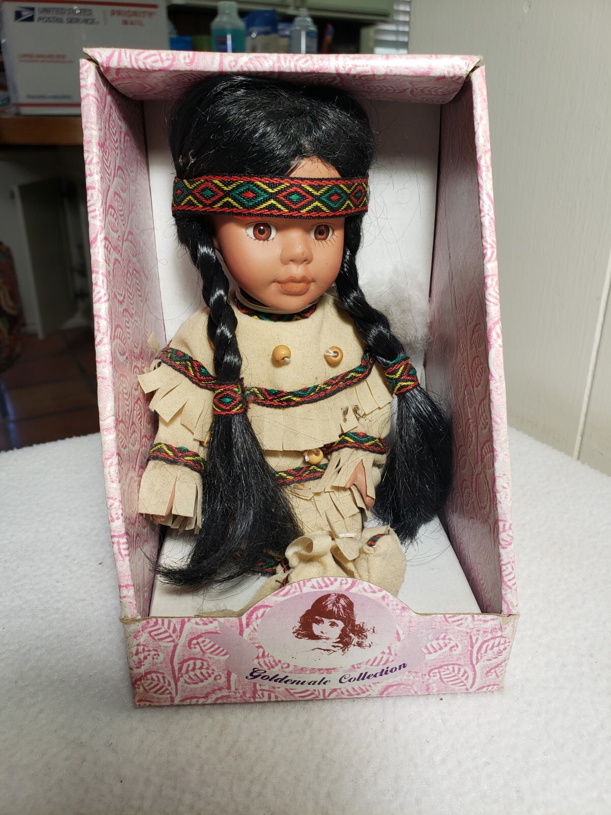 Goldenvale Collection – Porcelain Indian Doll #120265 NIB ** READ