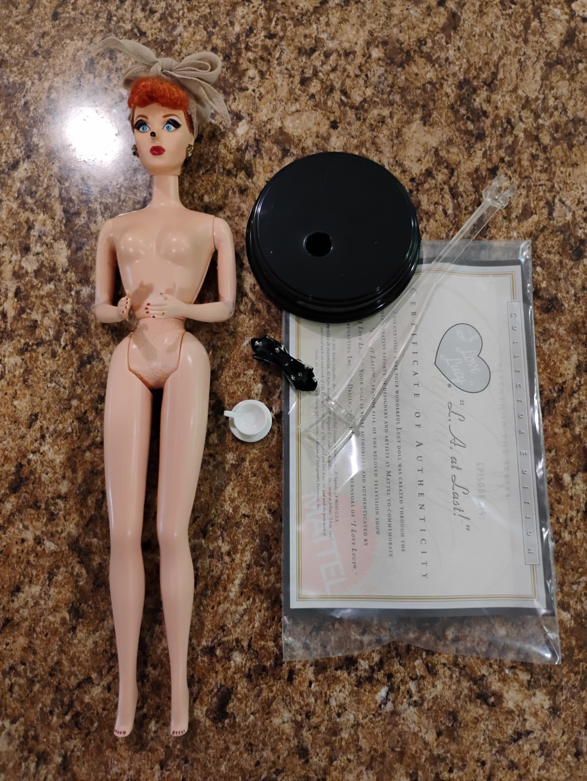 Partial – 2003 Barbie Doll: “I Love Lucy” Episode 114, “LA At Last”