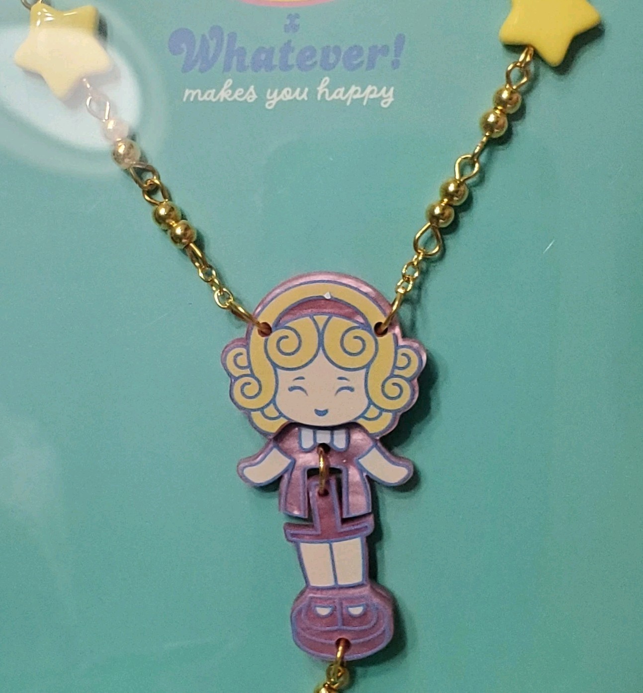 Polly Pocket Exclusive Whatever! Makes You Happy x Polly Pocket Charm Necklace