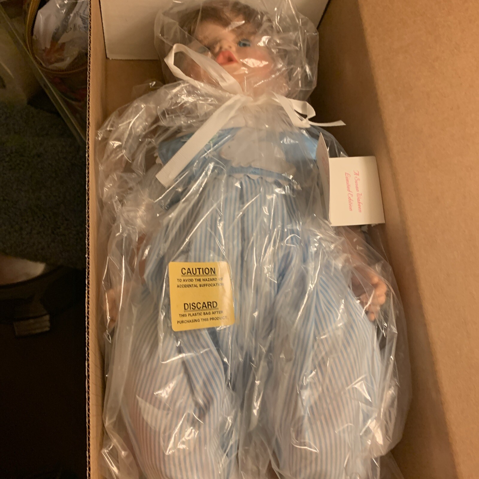 Susan Wakeen Doll – “Justin” 1989- New Never Out Of The Box Or Plastic Removed