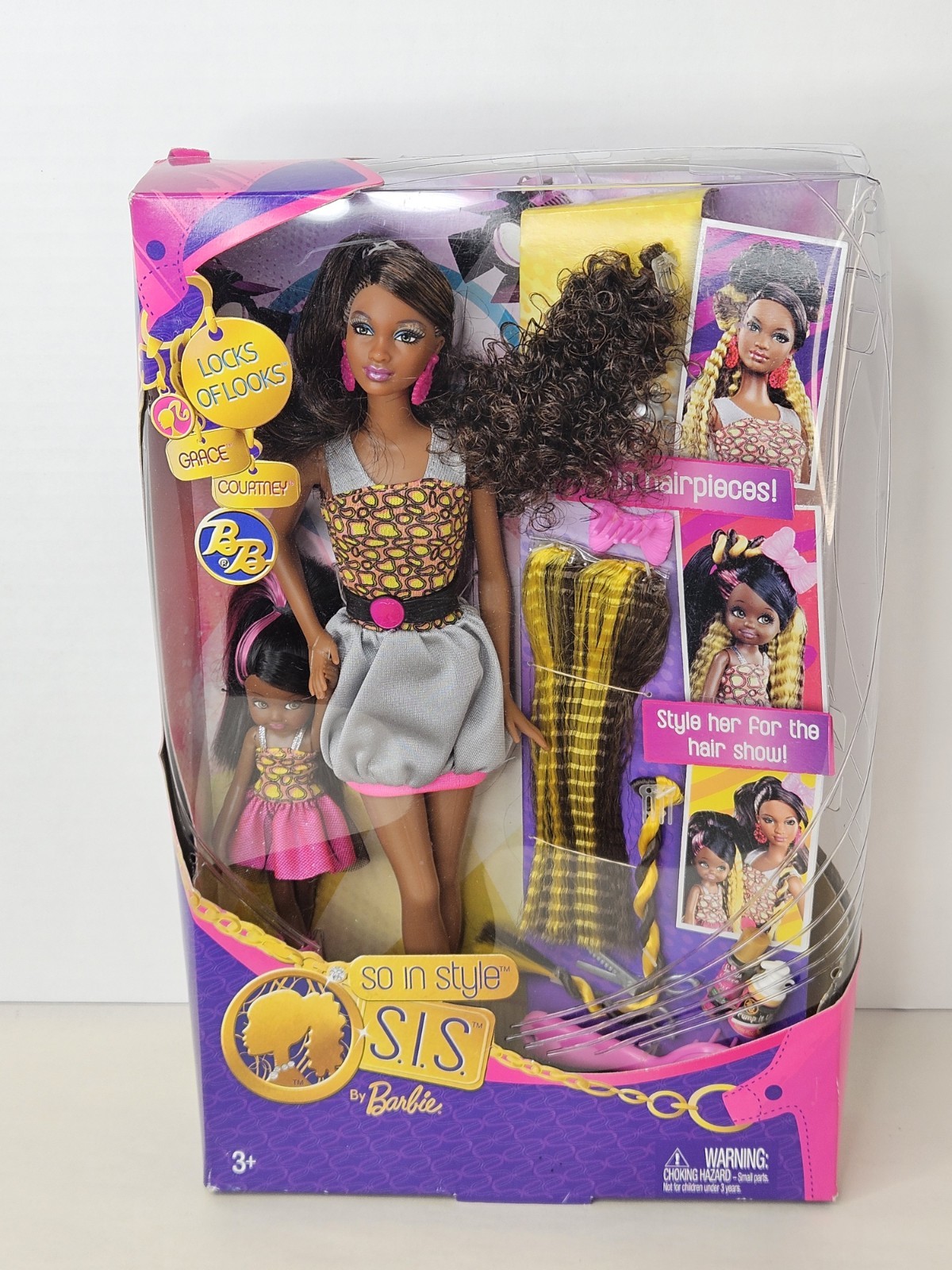 Barbie So In Style SIS Grace & Courtney Fashion Dolls AA 2010 Mattel V7120 NRFB