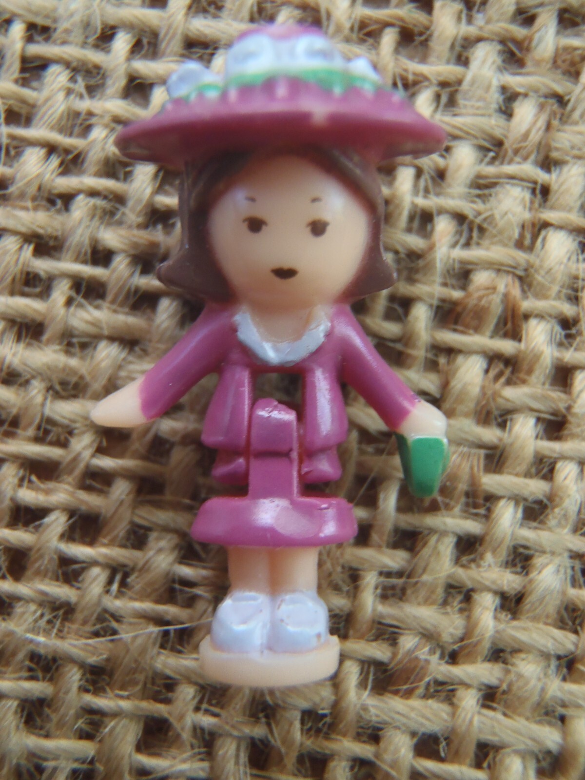 Vintage Bluebird Polly Pocket 1990 Fifi Parisian Apartment Doll Figure