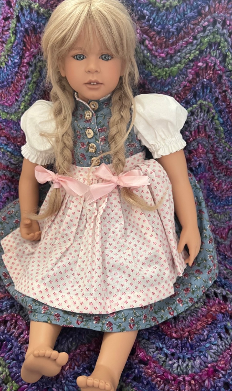 Ruth Treffeisen, “Nadja” (23″ vinyl doll from the artist’ s Studio-Line)