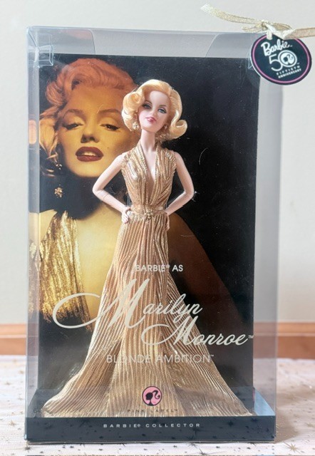 Barbie Marilyn Monroe Blonde Ambition Pink Label N4987 NRFB 50th Anniversary