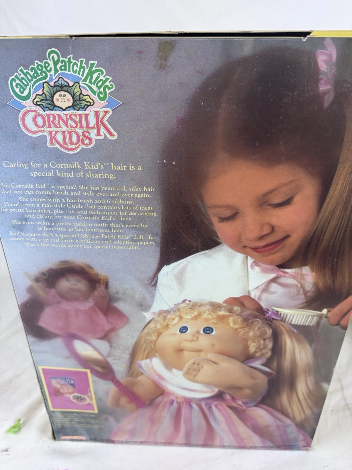 Vintage Cabbage Patch Kids Corn Silk Kids HM#17 In Box Red Hair Braid Rare