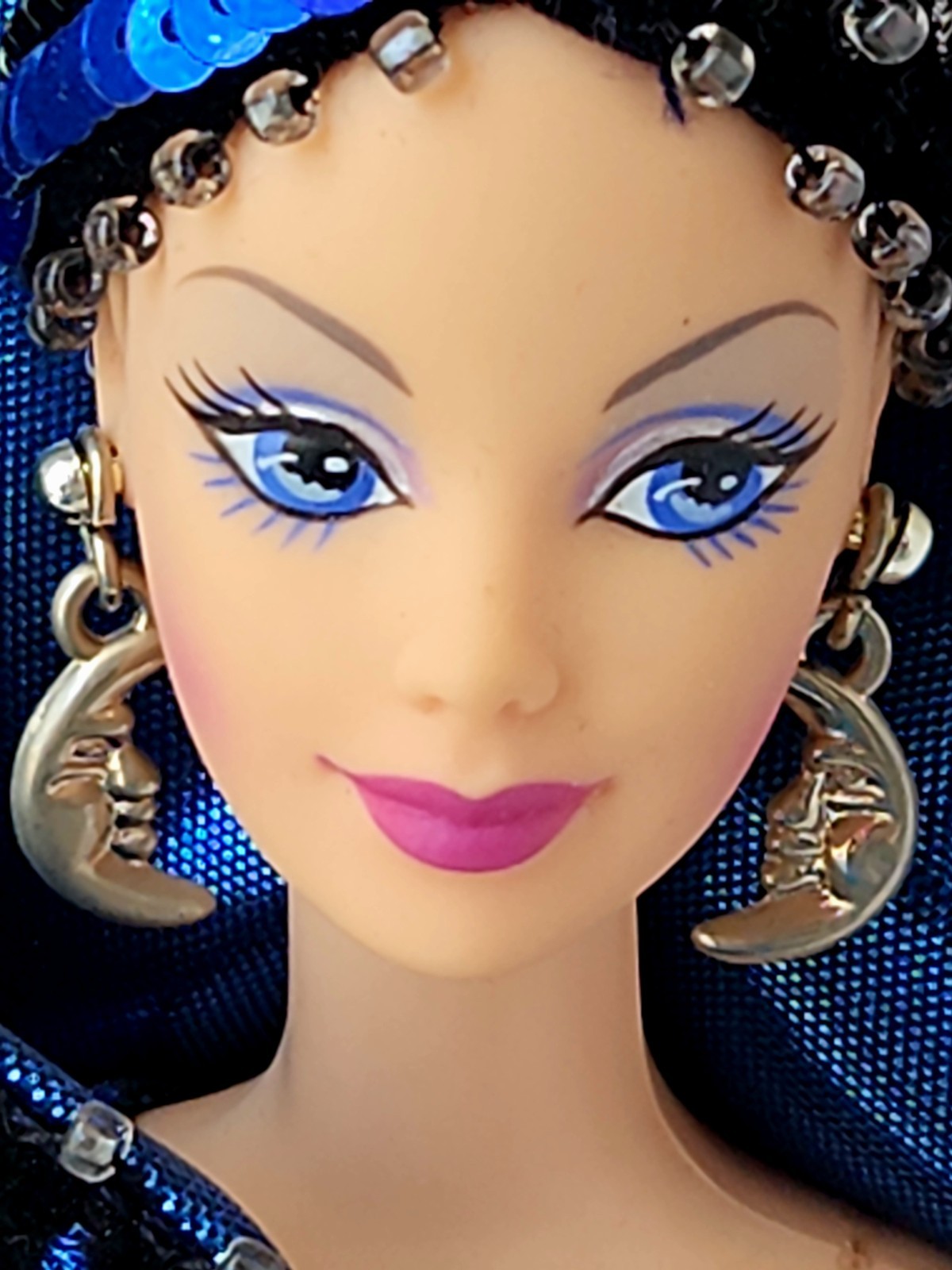 1996 Moon Goddess Barbie Doll by BOB MACKIE Handmade Sequins Mattel 14105