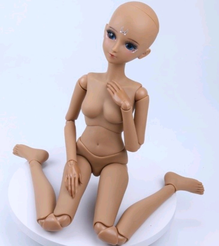 1/3 BJD Doll Body Tan SkinDoll 20 Moveable Joints with extras