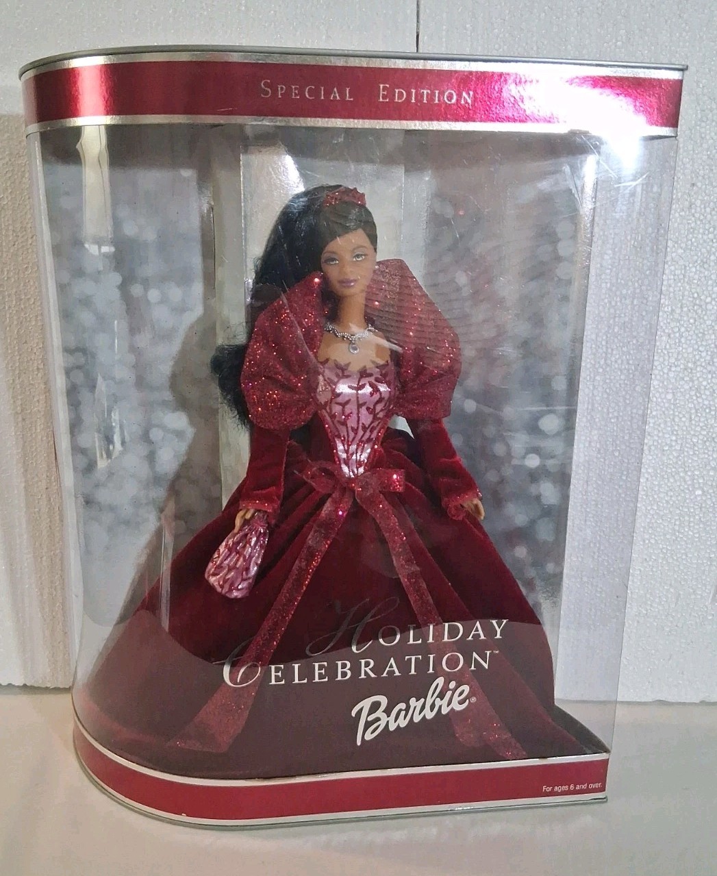 HOLIDAY CELEBRATION BARBIE 2002 VINTAGE MATTEL FASHION DOLL AA NIB