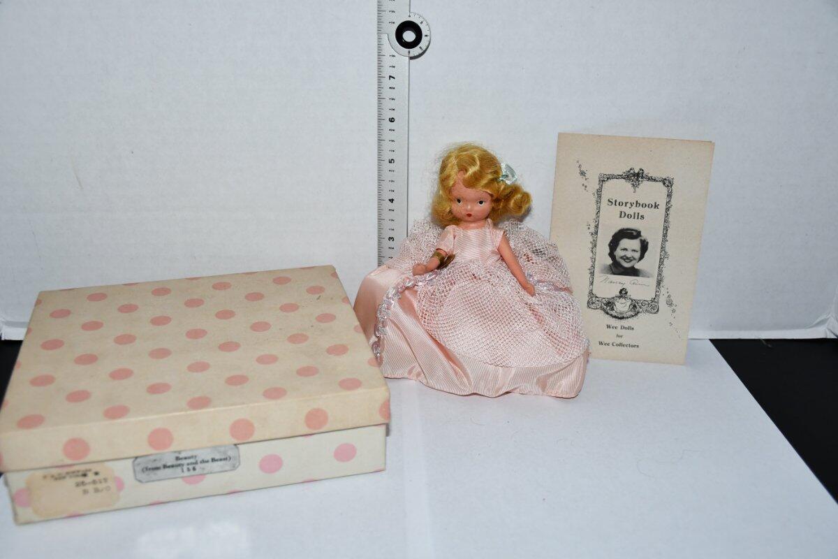 Nancy Ann Storybook Doll Beauty from Beauty and the Beast #156, 5.5” Great Con