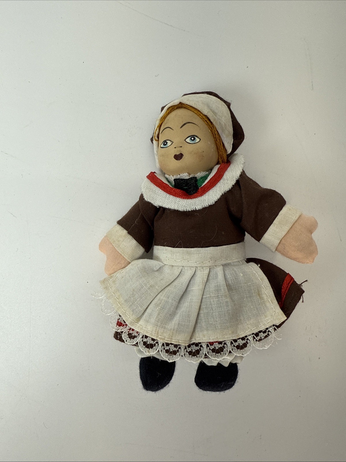 5″ Doll Porcelain Face Cloth Body. Pilgram. Norfolk Virginia