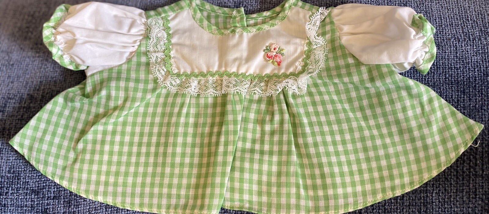 Vintage Cotton Dress For 50’s Hard Plastic Or Composition Doll