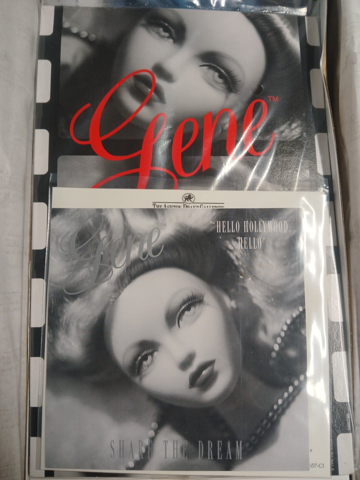 Ashton Drake Doll Gene Hello Hollywood, Hello New Open Box Includes COA