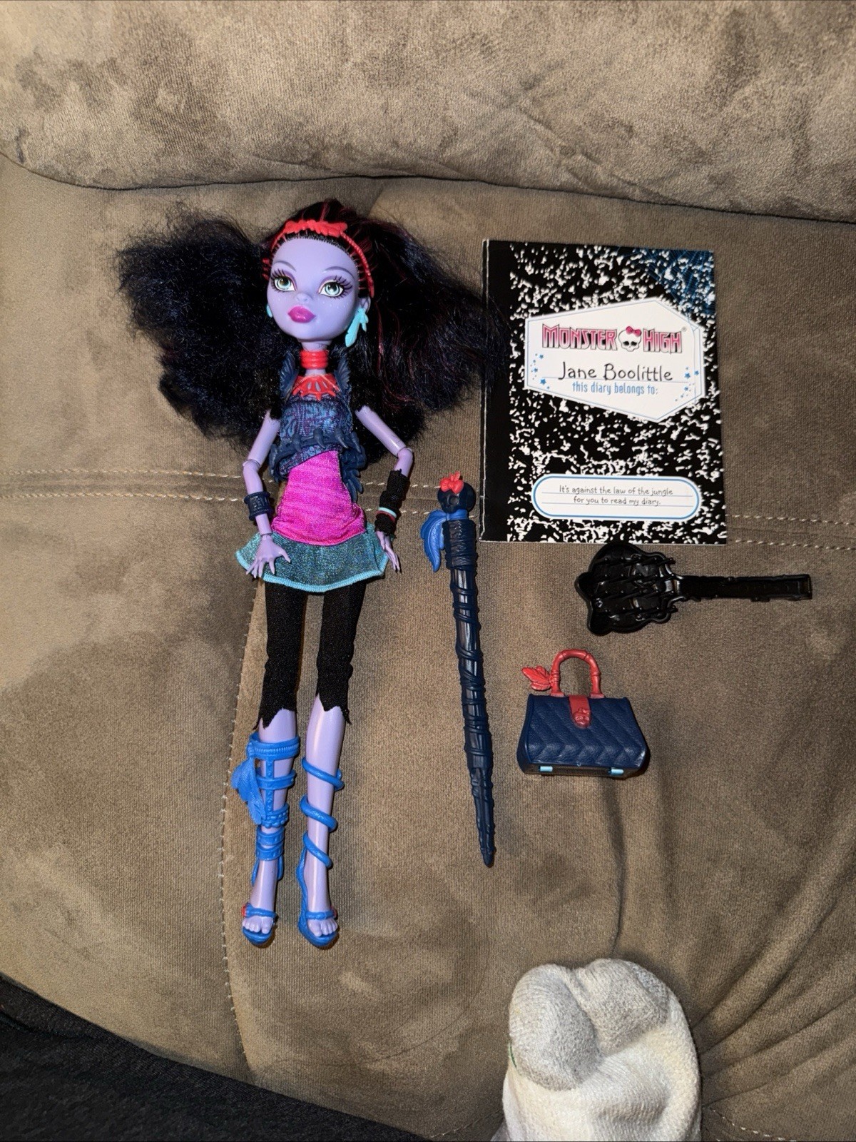 Monster High Ghoul Jane Boolittle Daughter of Doctor Boolittle 1st Wave Complete