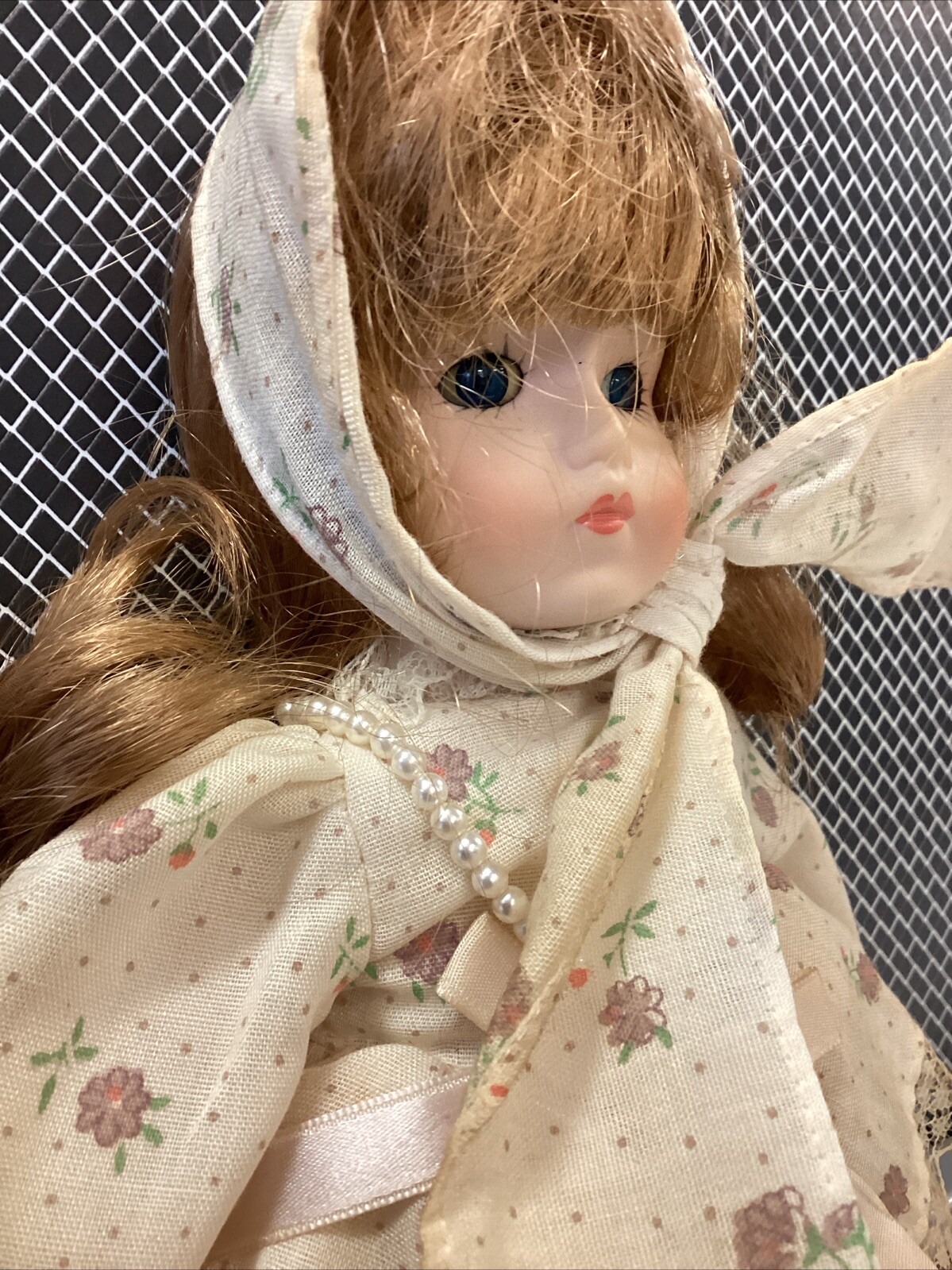 Seymour Mann Porcelain Collectible Doll With Reddish Hair